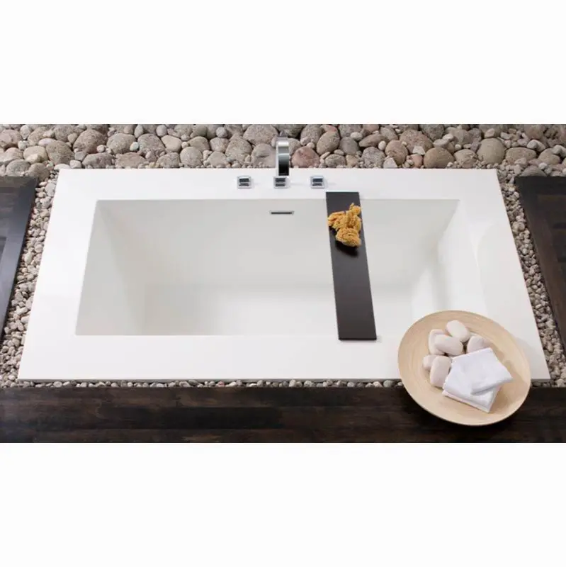 Cube Bath 72 X 40 X 24 - Fs - Built In Nt O/F & Sb Drain - Copper Conn
