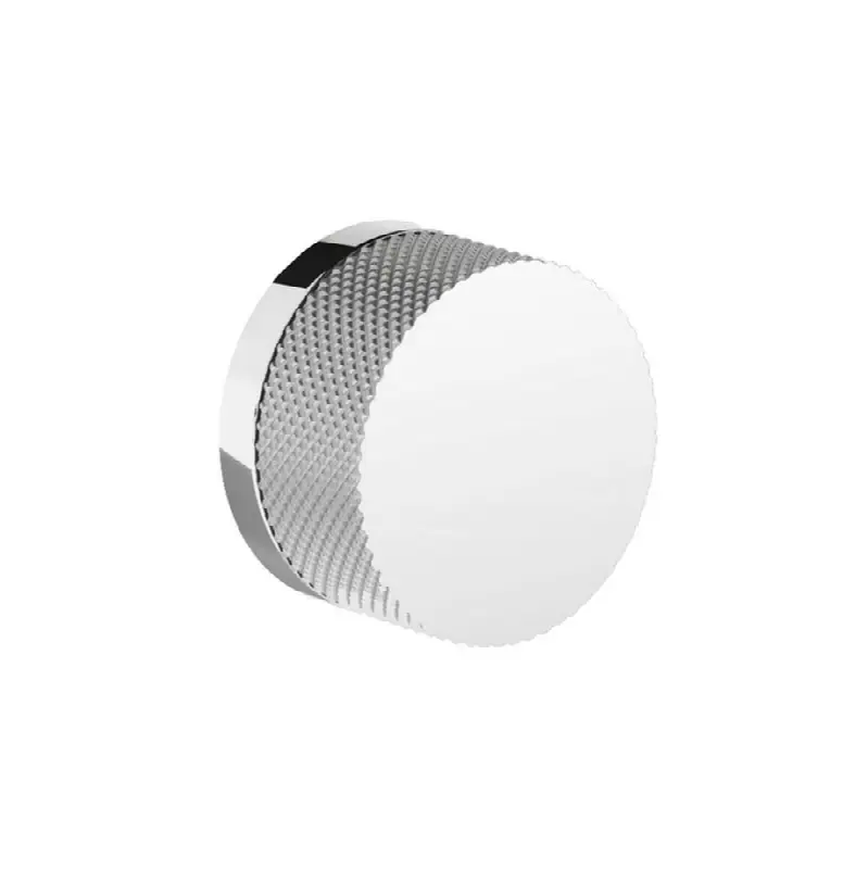 Wall volume control, Knurling cylinder handle. Trim only.