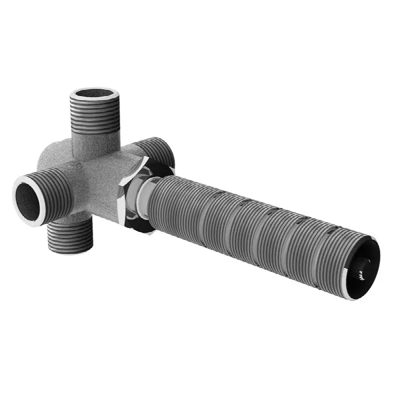 1/2" wall diverter rough-in valve only - 3 port outlet (can be converted to a 2 port by changing a washer).