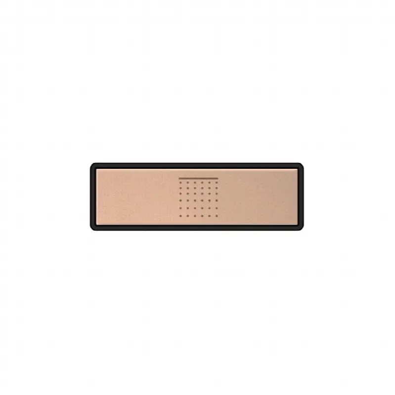 Push-botton plate with RAINFALL symbol. For Linear & Shelf Hi-Fi.
