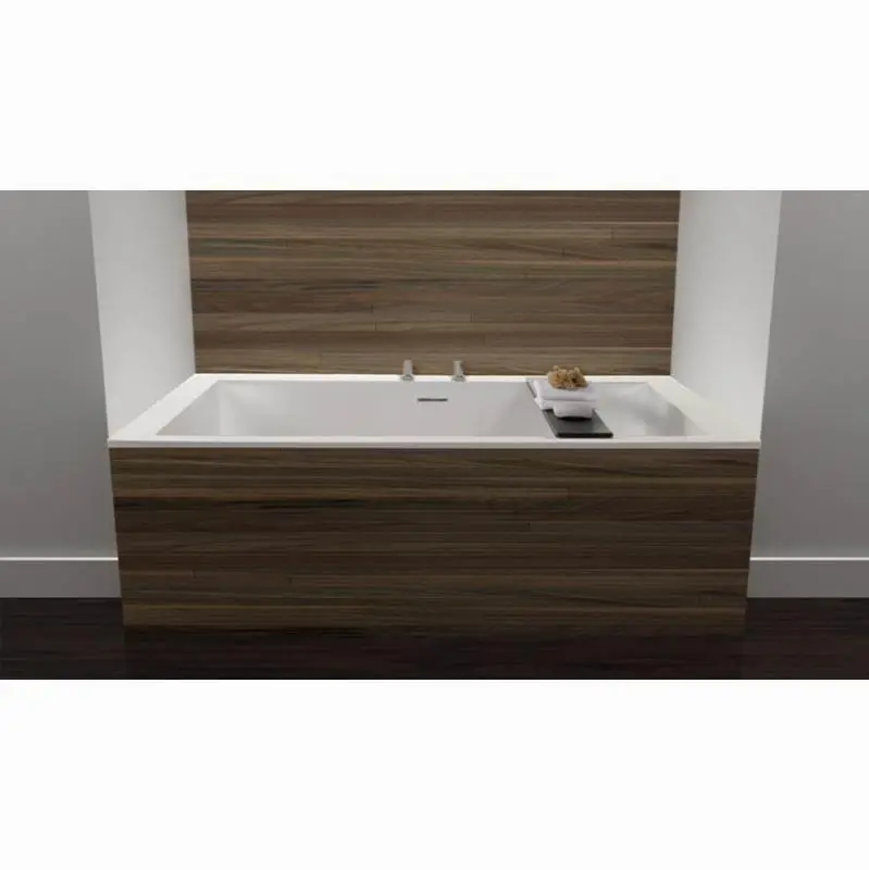 Cube Bath 60 X 30 X 24 - Fs - Built In Sb O/F & Drain - Copper Conn