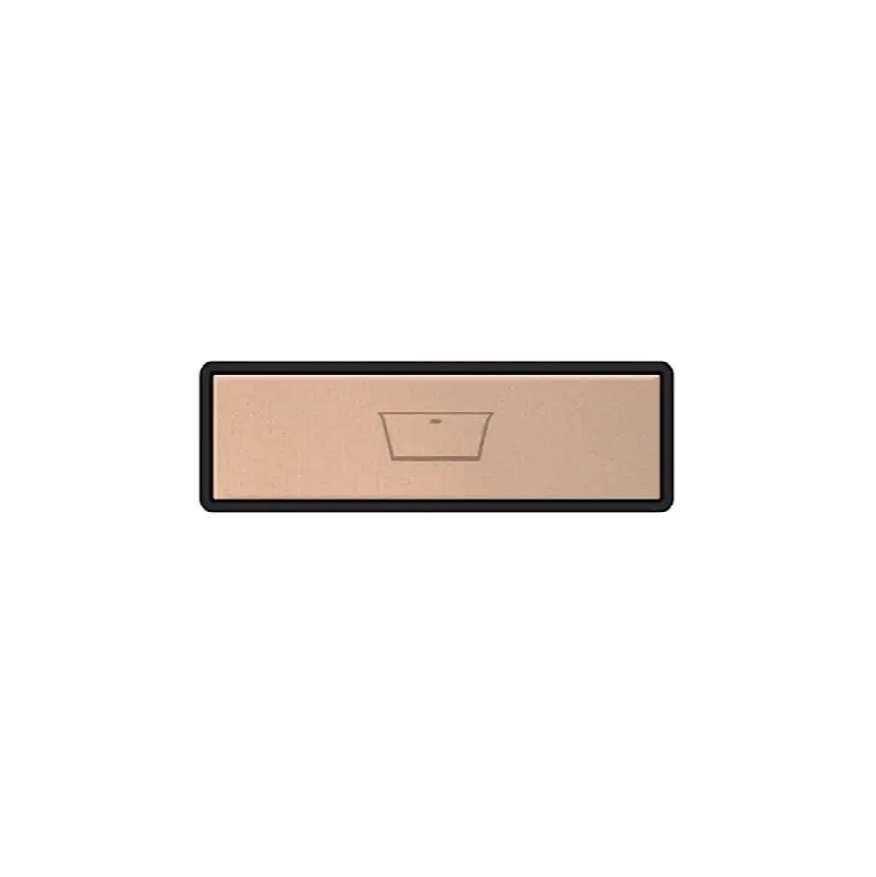 Push-botton plate with BATHTUB symbol. For Linear & Shelf Hi-Fi.
