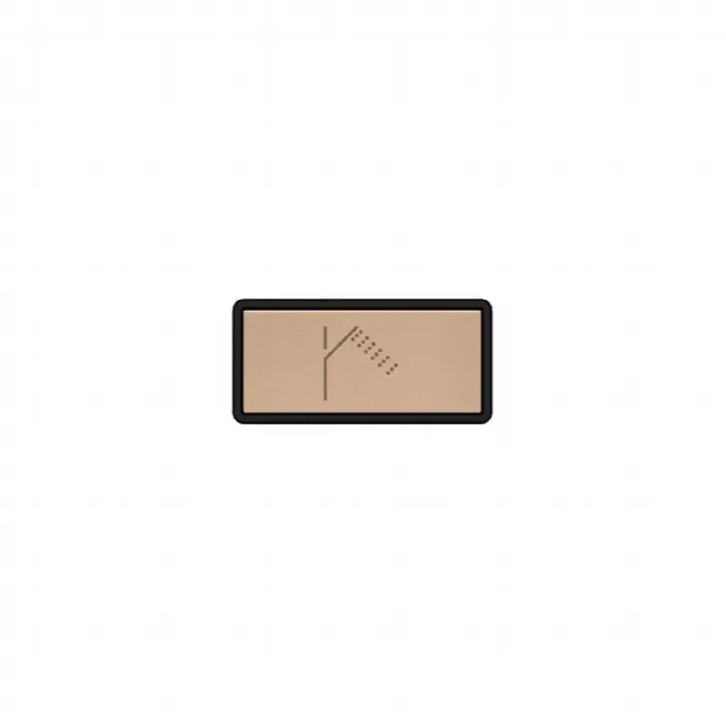 Push-botton plate with HANDSHOWER symbol. For item 63006.
