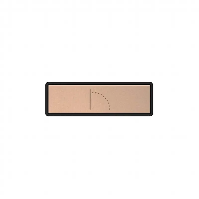 Push-botton plate with WALL-MOUNTED WATERFALL symbol. For Linear & Shelf Hi-Fi.