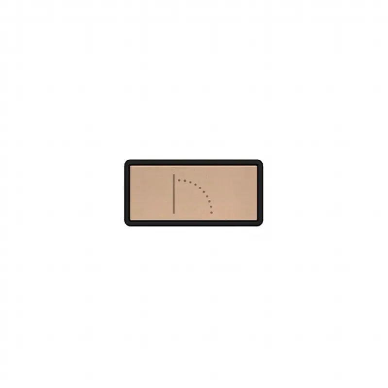 Push-botton plate with WALL-MOUNTED WATERFALL symbol. For item 63006.