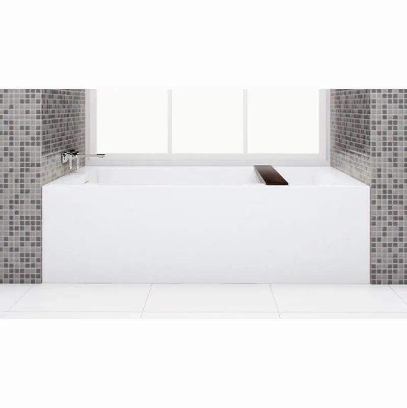 Cube Bath 66 X 32 X 19.75 - Fs - Built In Sb O/F & Drain