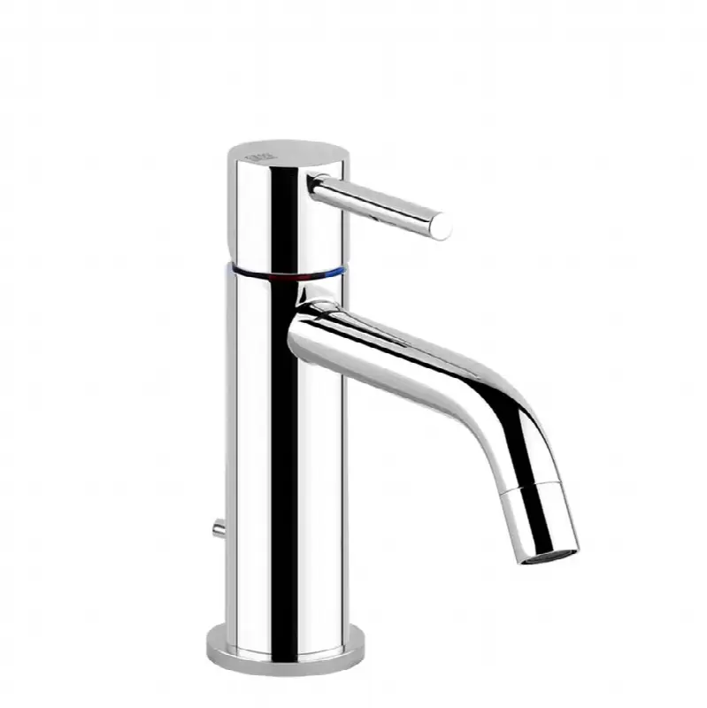 Single lever washbasin mixer with pop-up assembly