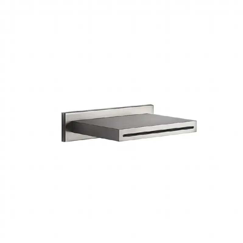Wall-fixing cascade spout with separate control (not included)