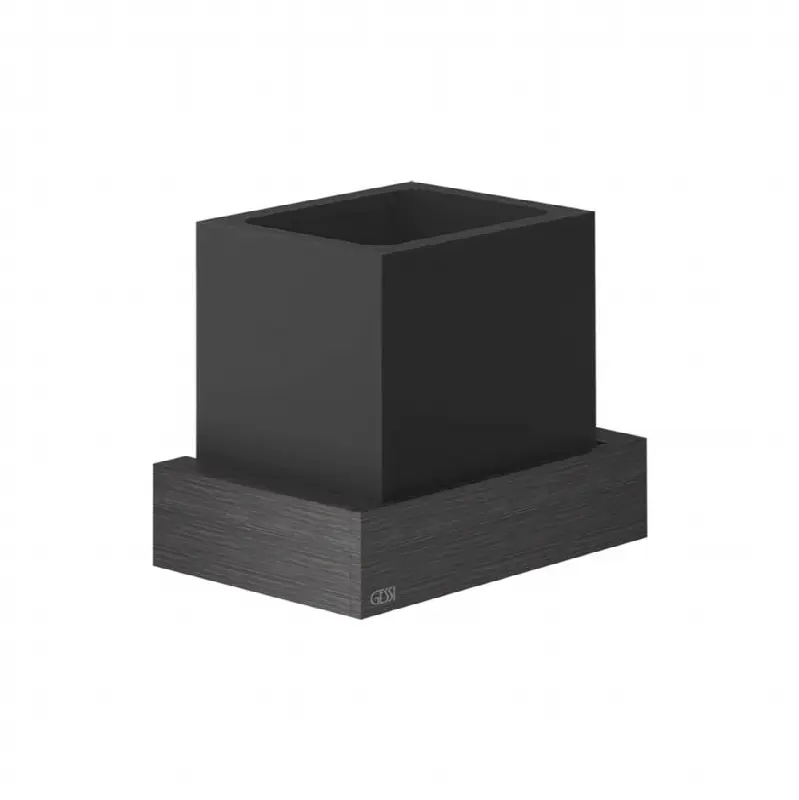 Wall-mounted holder, black