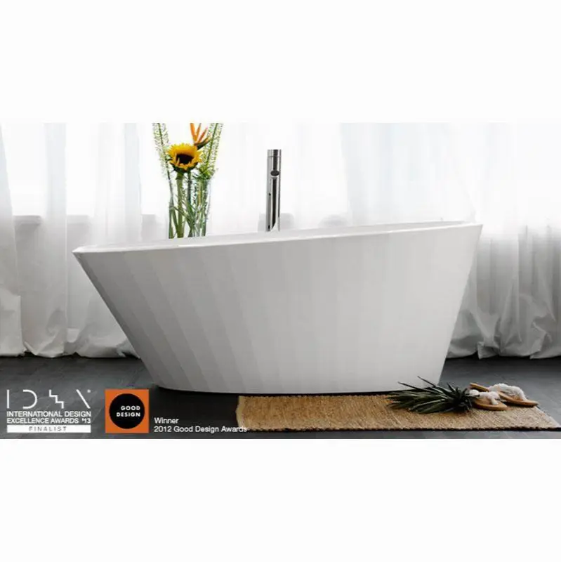 Couture Bath 65.5 X 33.75 X 25 - Fs - Built In Mb O/F & Drain - Copper Conn