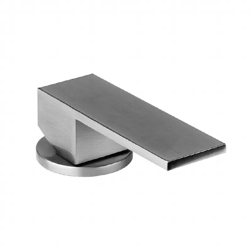 Deck-mounted washbasin mixer control