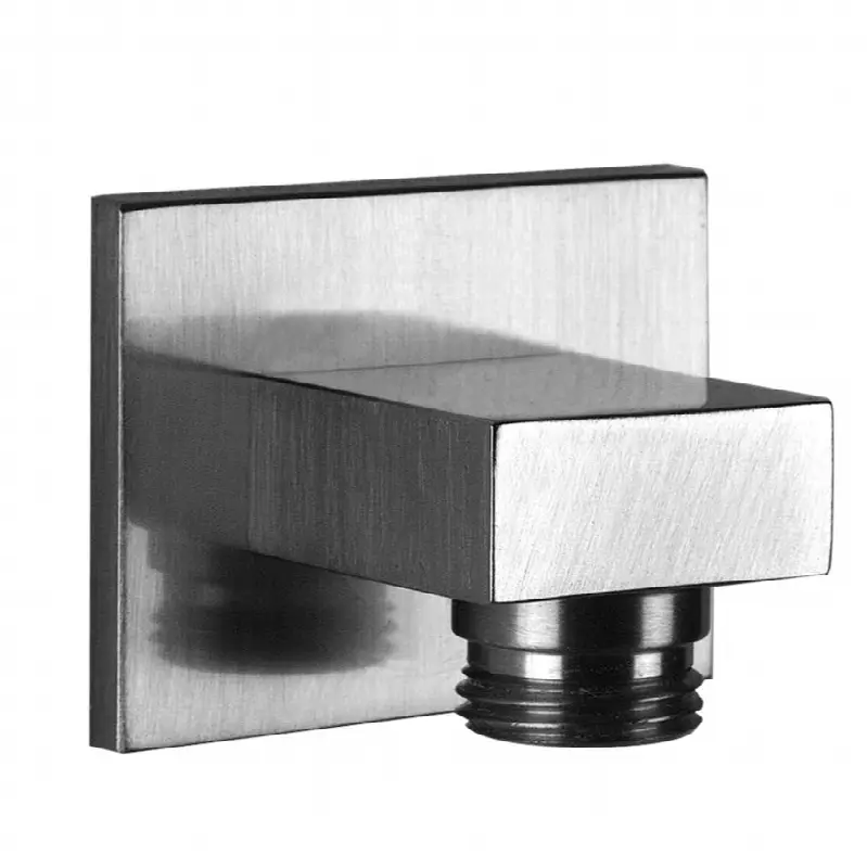 Wall elbow with backplate