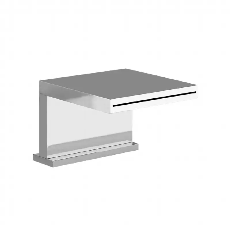 Deck-mounted bath spout