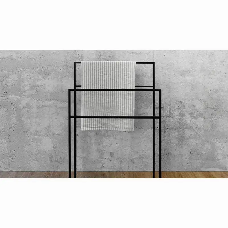 Furniture "C2" - Towel Holder - Stainless Steel - 22" - Black Matte Finish