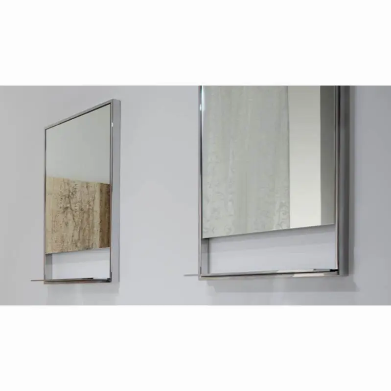 Mirror - "C" - 28 H X 19 W - Stainless Steel Brushed Finish