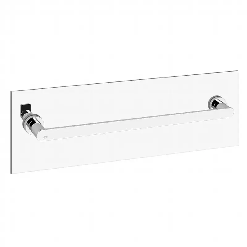 18" towel rail for glass fixing