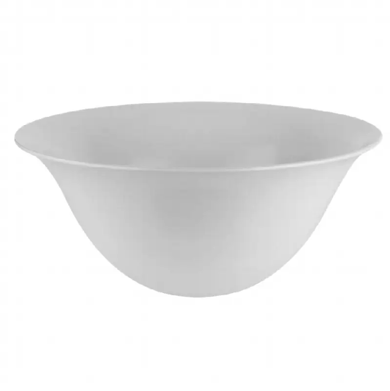 Counter washbasin in White Gres without overflow waste