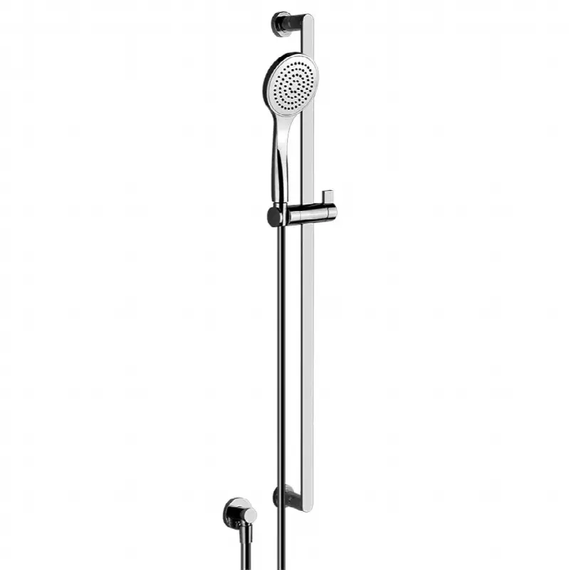 Handshower and adjustable sliding rail set
