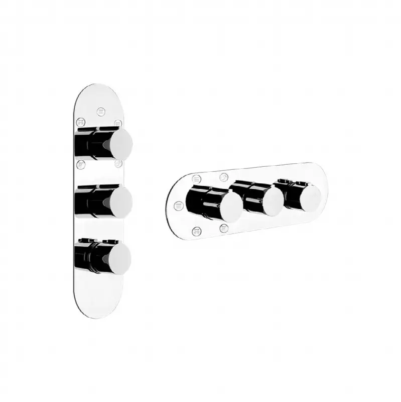 TRIM PARTS ONLY External parts for 5-way thermostatic diverter with volume control