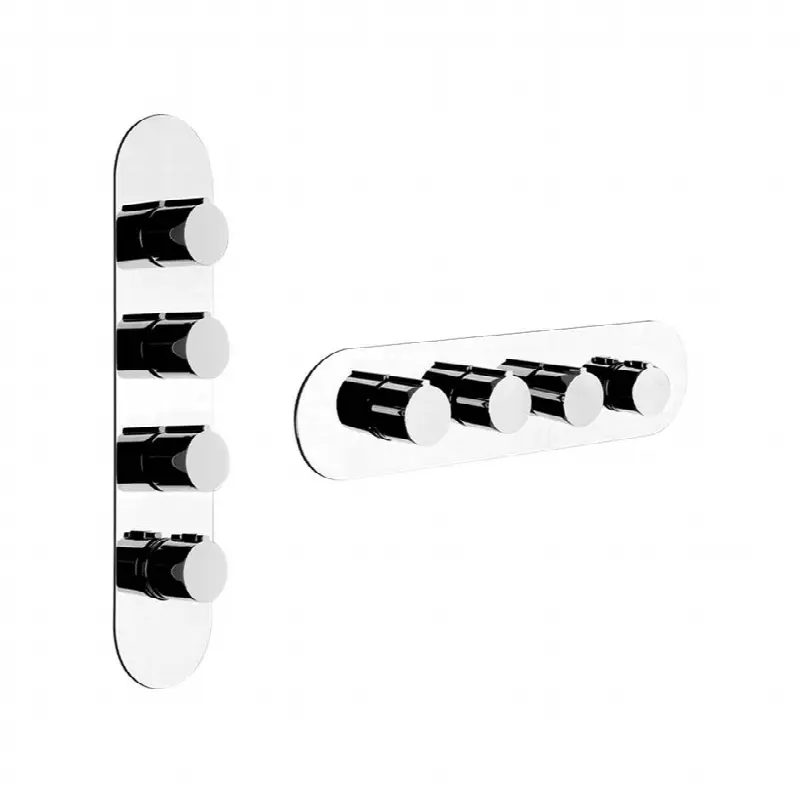 TRIM PARTS ONLY External parts for thermostatic with 3 volume controls