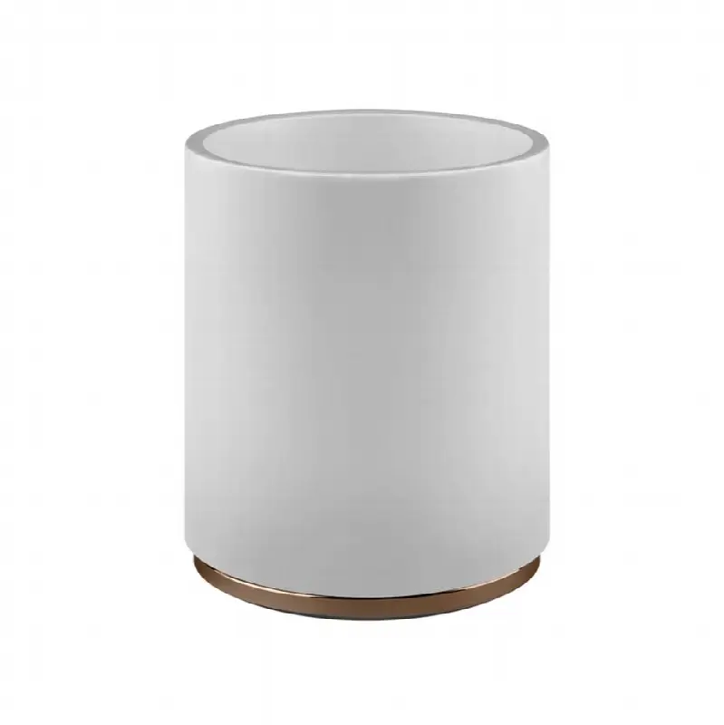 White waste-paper basket