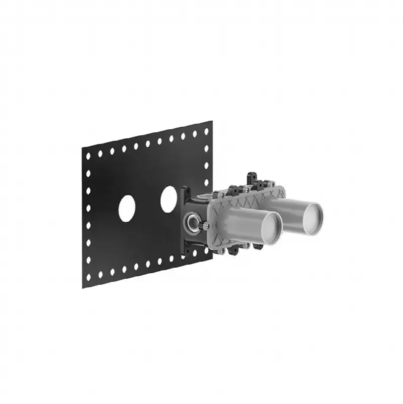 In-wall thermostatic rough valve for 1/2/3-way diverter function