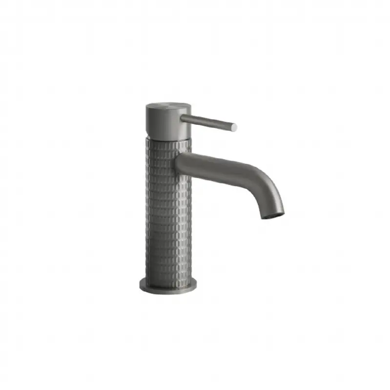Single lever washbasin mixer without pop-up assembly