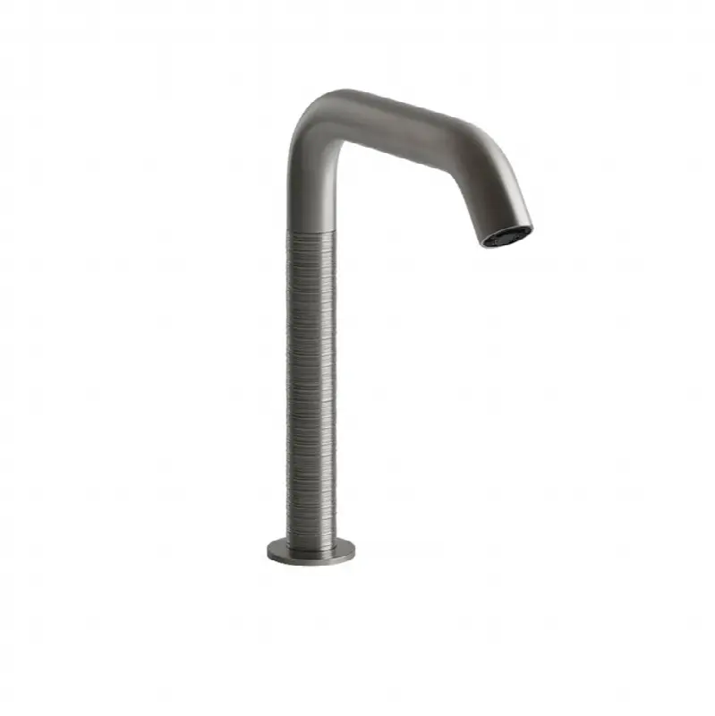 Electronic basin mixer with temperature and water flow rate adjustment through under-basin control. TRAME