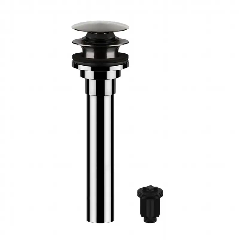 1 1/4" push drain with or without overflow feature - Recommended for Gessi 316 Collection