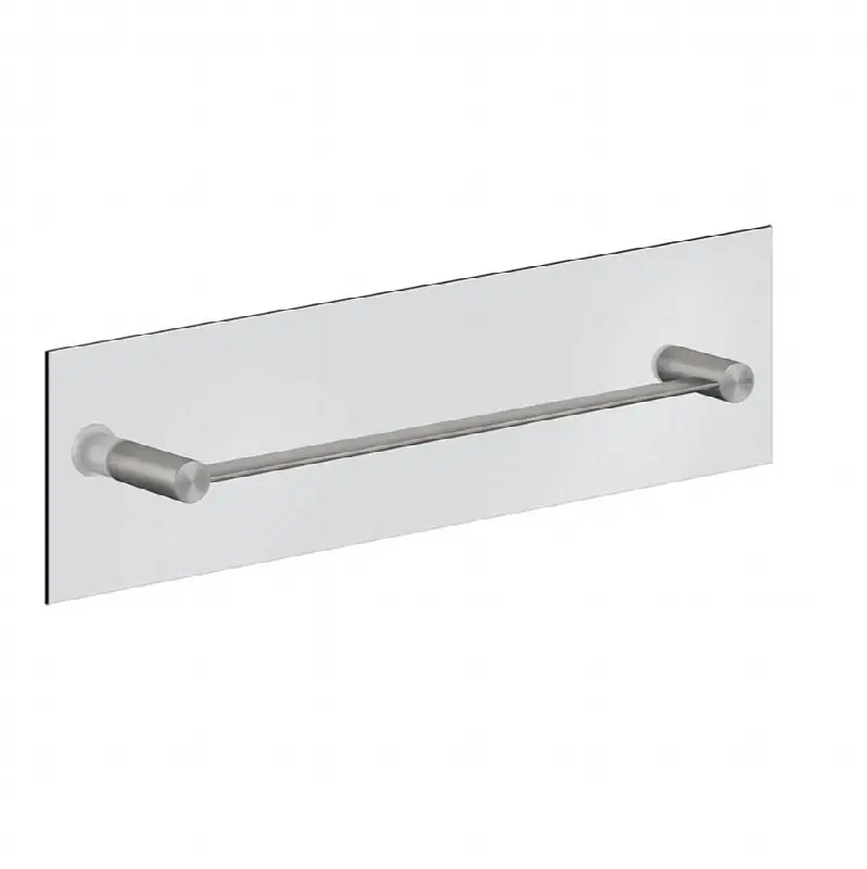Towel rail for glass fixing - 18" length