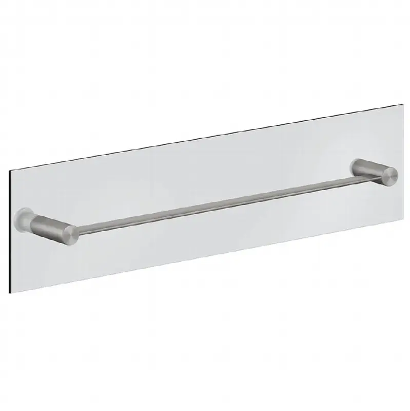 Towel rail for glass fixing - 24" length