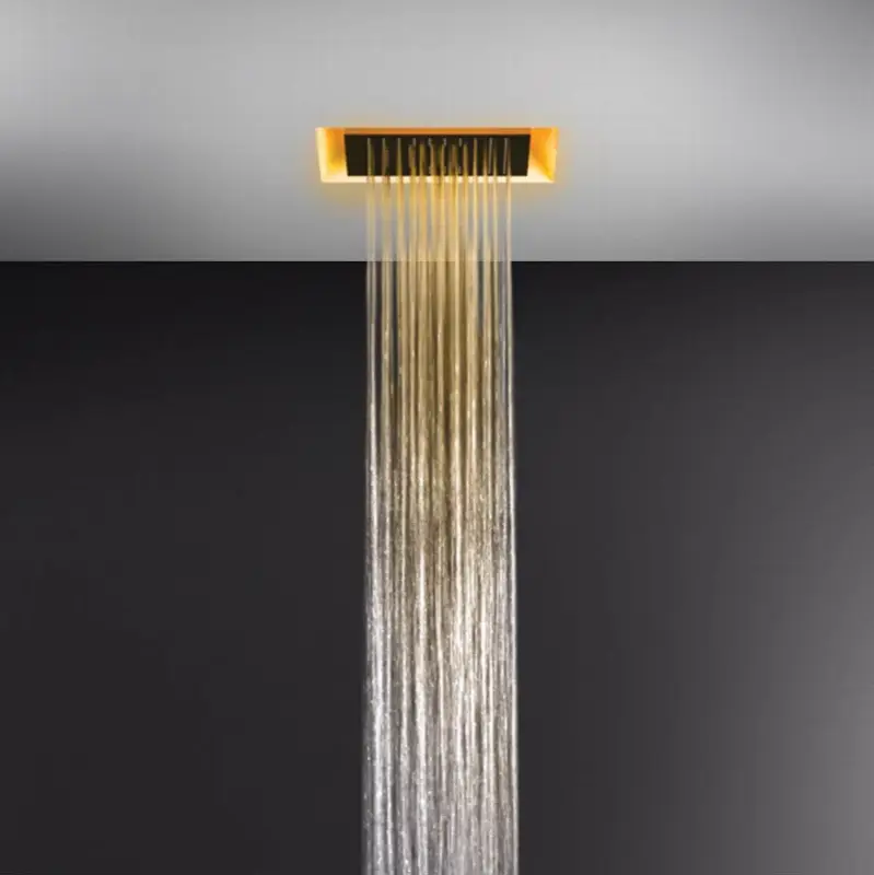 Built-in shower system