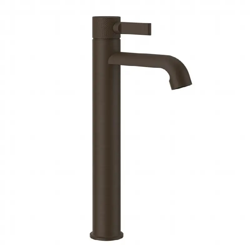 Tall single lever washbasin mixer without pop-up assembly