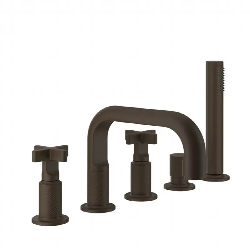 Five-hole roman tub set