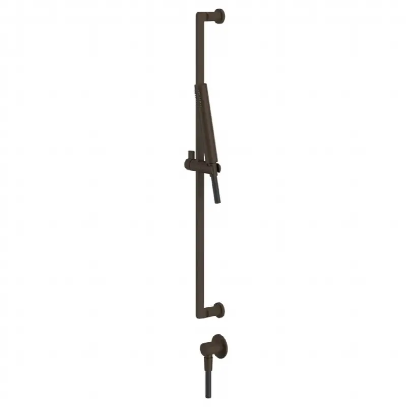 Handshower and adjustable sliding rail set