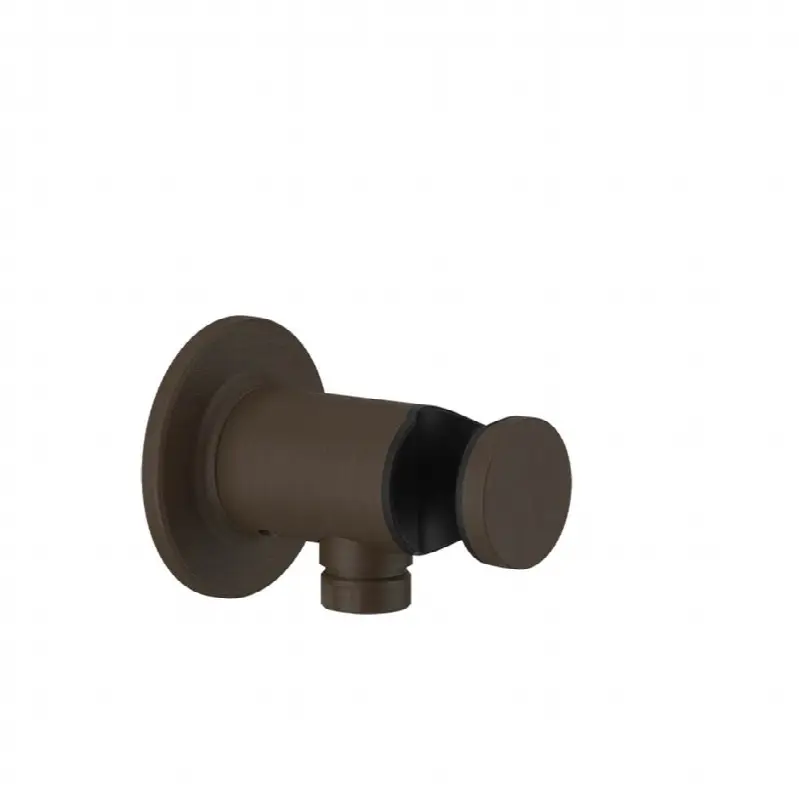 Wall elbow with built in water intake and fixed hook