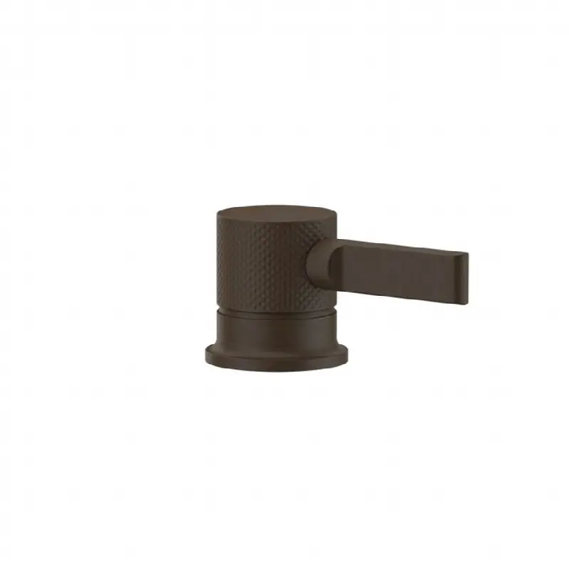 Deck-mounted washbasin mixer control