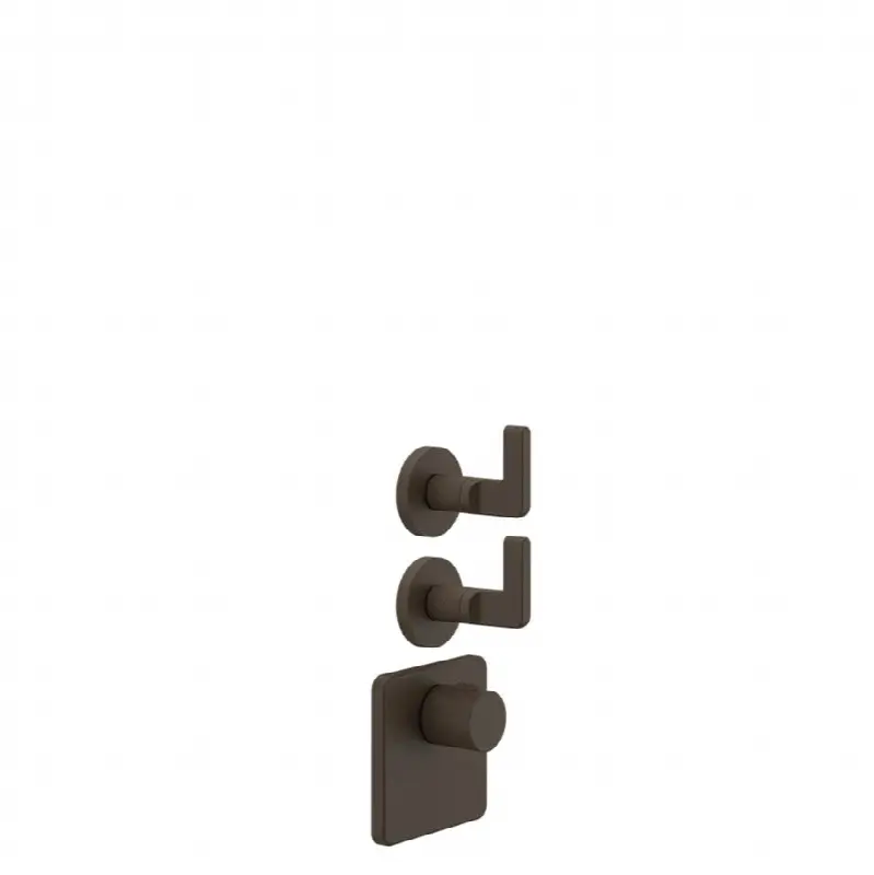 TRIM PARTS ONLY External parts for thermostatic with 2 volume controls