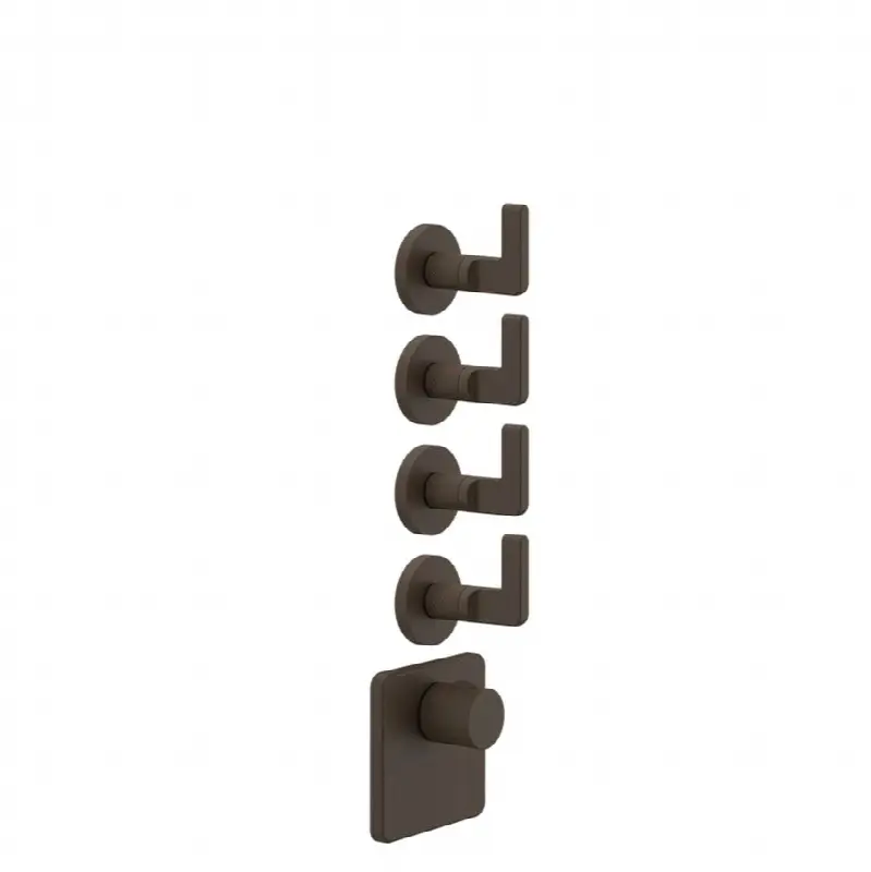 TRIM PARTS ONLY External parts for thermostatic with 4 volume controls