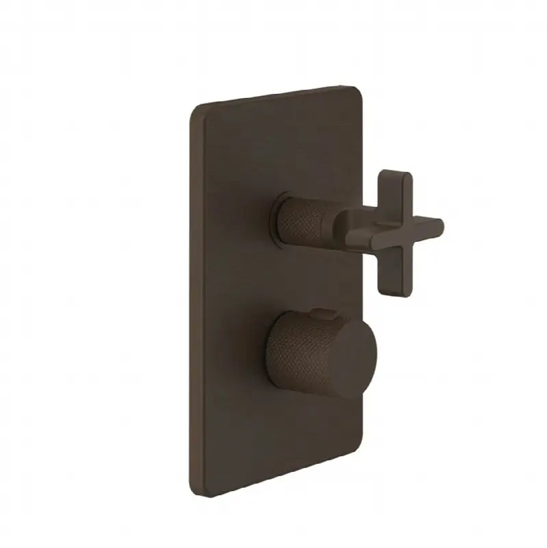 TRIM PARTS ONLY External parts for 2-way thermostatic diverter and volume control