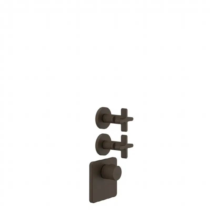 TRIM PARTS ONLY External parts for thermostatic with 2 volume controls