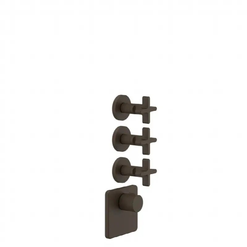TRIM PARTS ONLY External parts for thermostatic with 3 volume controls