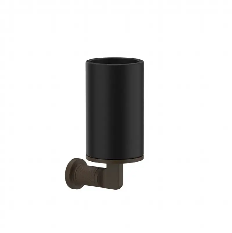 Wall-mounted holder, black