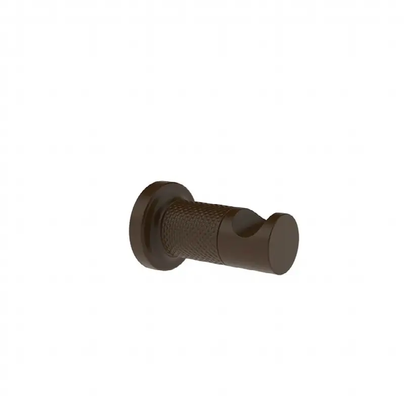 Wall-mounted robe hook.