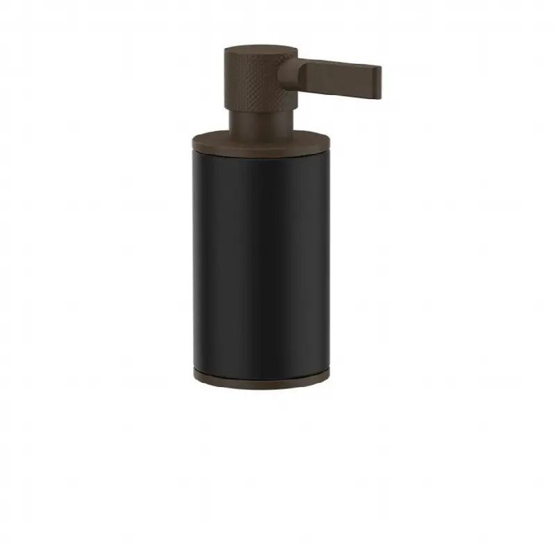 Standing soap dispenser holder, black