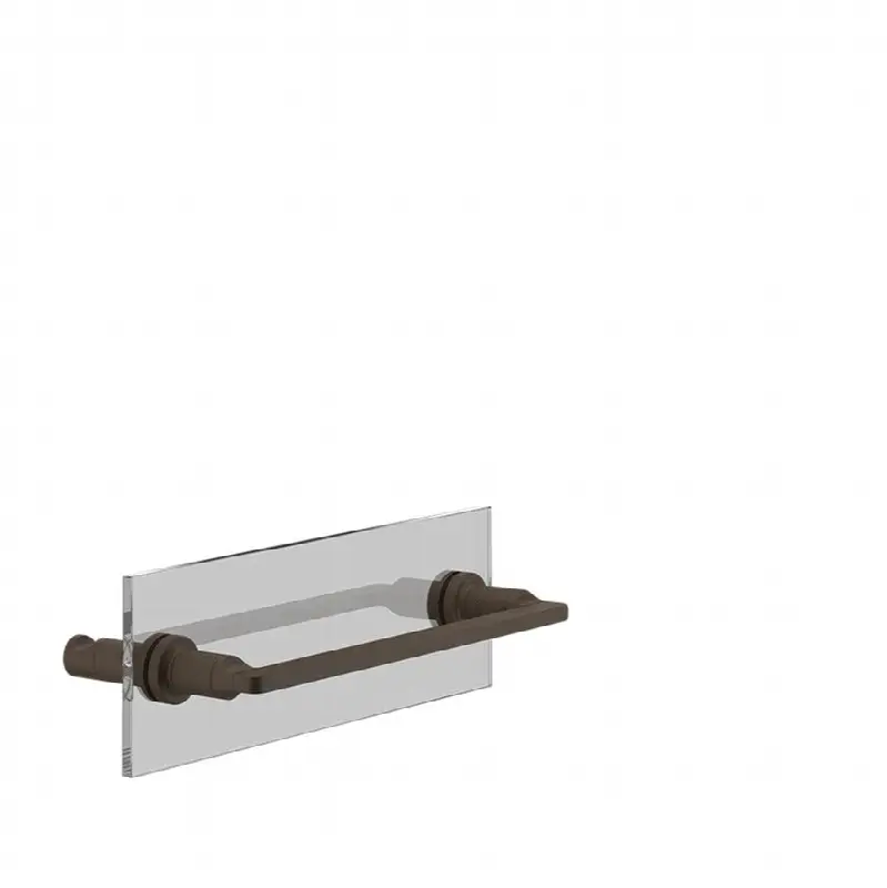 Towel rail for glass fixing - 12" length