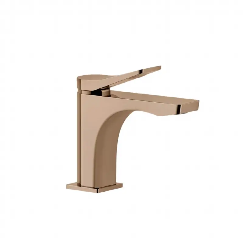 Single lever washbasin mixer without pop-up assembly