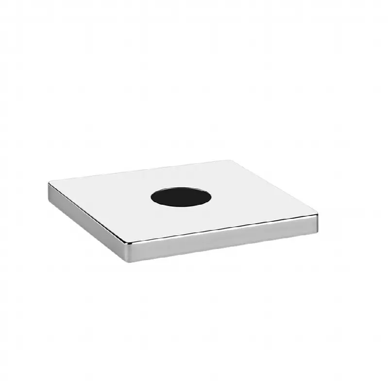 Electronic separate control with under-basin mixer to regulate flow rate and temperature.