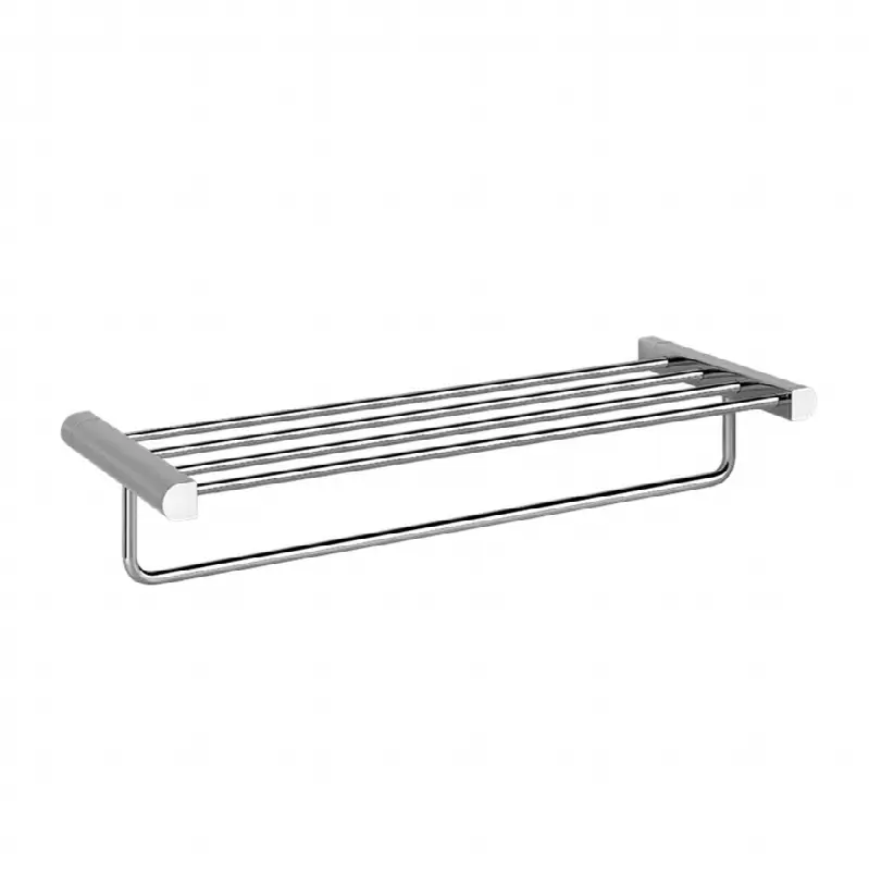 24" shelf with towel holder