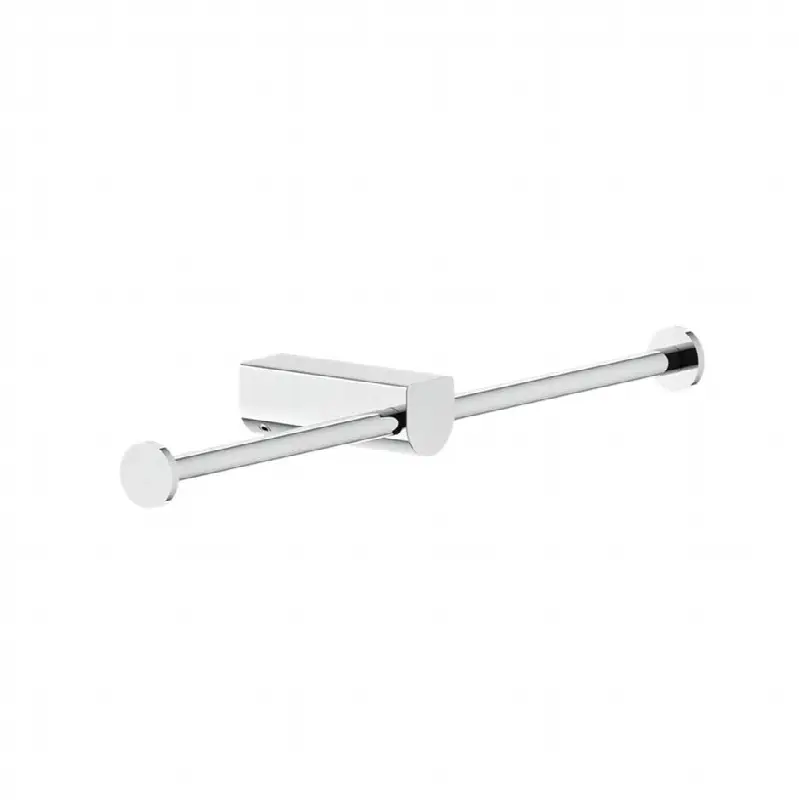 Wall-mounted double tissue holder
